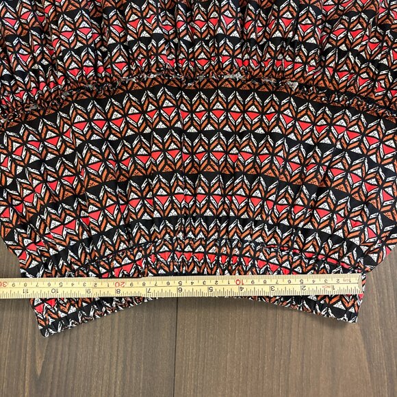 Anthropologie Neeru Kumar Farya Tiered Maxi Skirt Women's XS Geometric - Picture 13 of 16